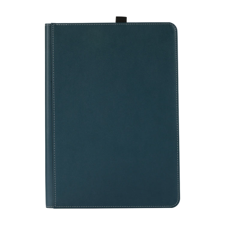 Laptop All-inclusive Anti-drop Protective Case For Microsoft Surface Laptop Studio(Vegan Leather-Dark Green)
