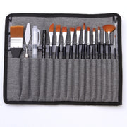 18 In 1 Multipurpose Nylon Hair Watercolor Paintbrush Acrylic Paintbrush(Dark Blue)