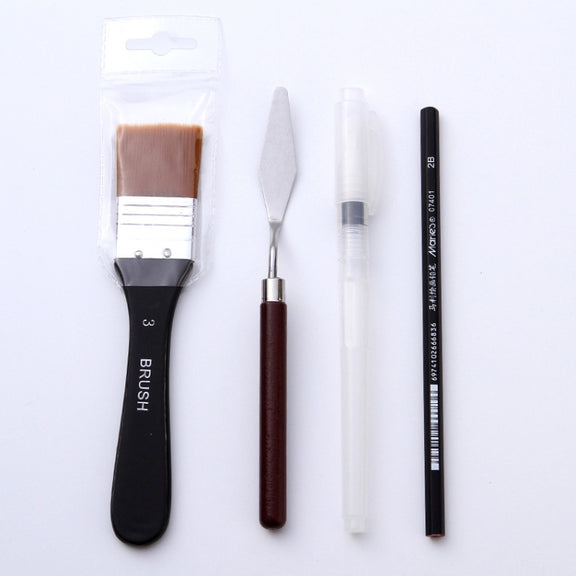 18 In 1 Multipurpose Nylon Hair Watercolor Paintbrush Acrylic Paintbrush(Dark Blue)
