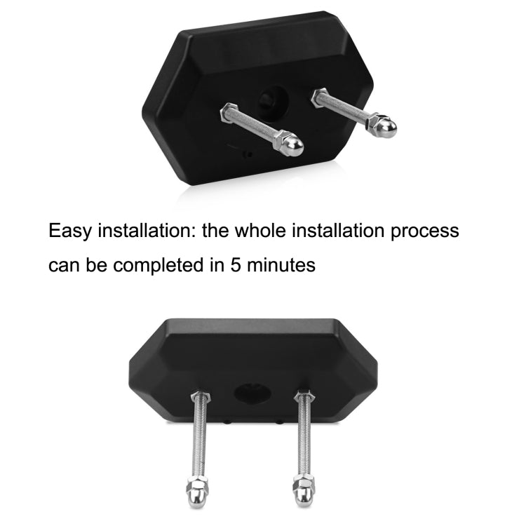 Wall Mount Skateboard Stand For Skateboard Deck Display and Storage(Black)
