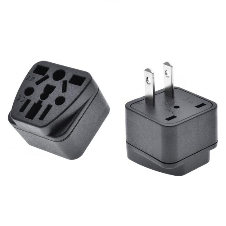 10 PCS WY-6 10A 250V Porous US Conversion Plug(Black)