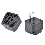 10 PCS WY-6 10A 250V Porous US Conversion Plug(Black)