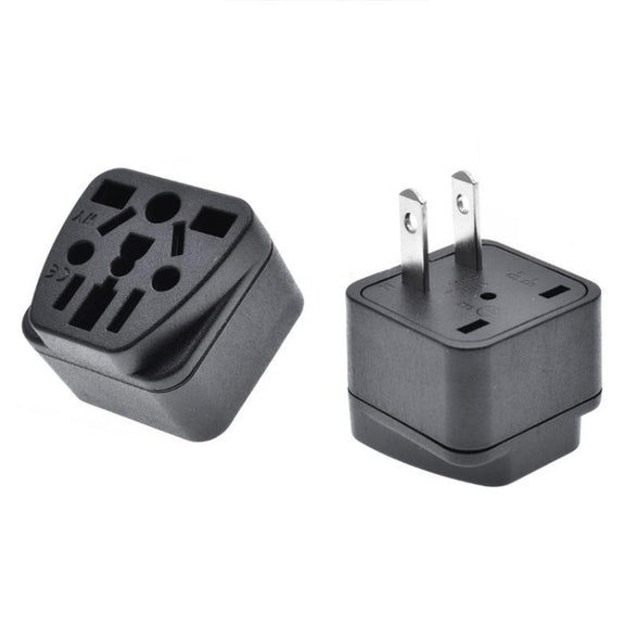 10 PCS WY-6 10A 250V Porous US Conversion Plug(Black)