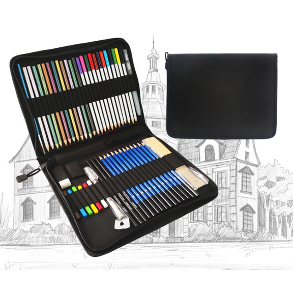51pcs/set Sketch Color Pencil Set Art Student Drawing Kit