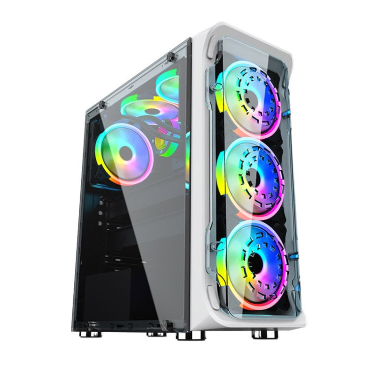Computer CPU RGB luminous Radiator 7 Fans+Remote Control