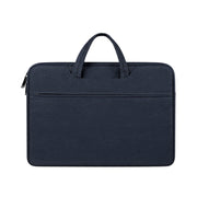 ST01 Large-Capacity Water-resistant Shock-Absorbing Laptop Handbag, Size: 13.3 inches(Navy Blue)