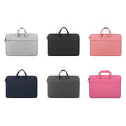 ST01 Large-Capacity Water-resistant Shock-Absorbing Laptop Handbag, Size: 13.3 inches(Lady Pink)