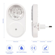 2 PCS Smart LED Light Control Night Light RGB Colorful Atmosphere Light with Sleeping Light(EU Plug)