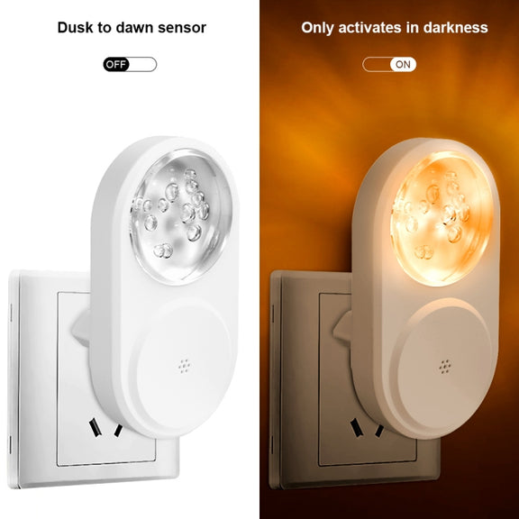 2 PCS Smart LED Light Control Night Light RGB Colorful Atmosphere Light with Sleeping Light(EU Plug)