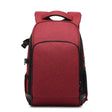 Cationic SLR Backpack Waterproof Photography Backpack with Headphone Cable Hole(Red) - Backpack by PMC TechLife | Online Shopping South Africa | PMC TechLife