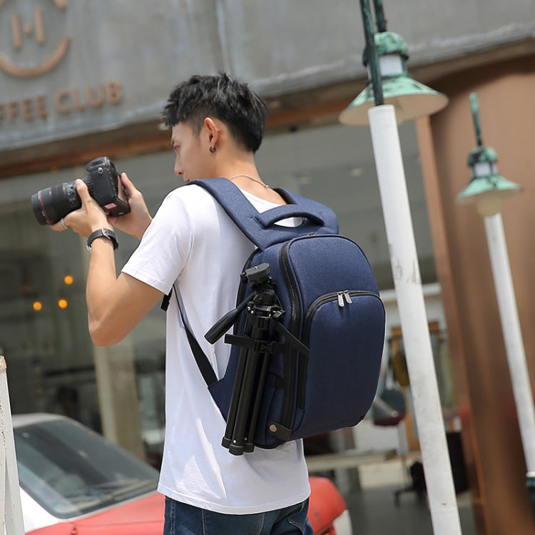 Cationic SLR Backpack Water-resistant Photography Backpack with Headphone Cable Hole(Red)