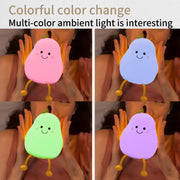 L40 Home Pear Night Light Love Silicone Sleeping Lamp