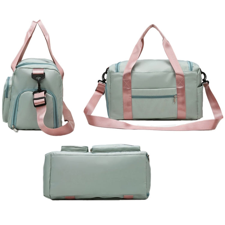 B-X336 Large Capacity Water-resistant Travel Gym Bag Luggage Bag, Size: L(Fog Blue)