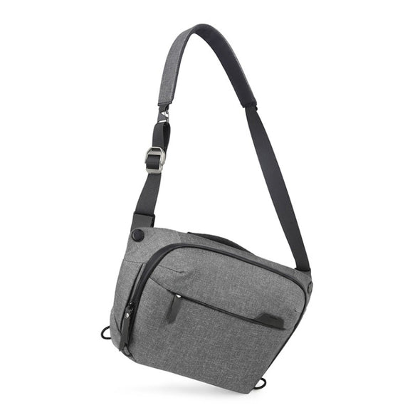 Portable Water-resistant Photography SLR Camera Messenger Bag, Color: 3L Light Gray