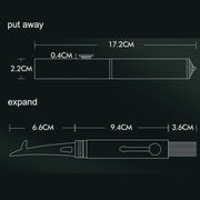 FH082 Car Air Conditioner Vent Multifunctional Cleaning Brush (Dark Green)