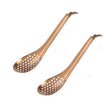2 PCS 304 Stainless Steel Small Caviar Colander Molecular Cooking Spoon, Color: Rose Gold - Gadgets by PMC TechLife | Online Shopping South Africa | PMC TechLife | Buy Now Pay Later Mobicred
