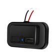 4.8A Punch-Free Automatic Spring Cover RV Bus Modified Dual USB Car Charger(Black) - DIY Modified Charger by PMC TechLife | Online Shopping South Africa | PMC TechLife | Buy Now Pay Later Mobicred