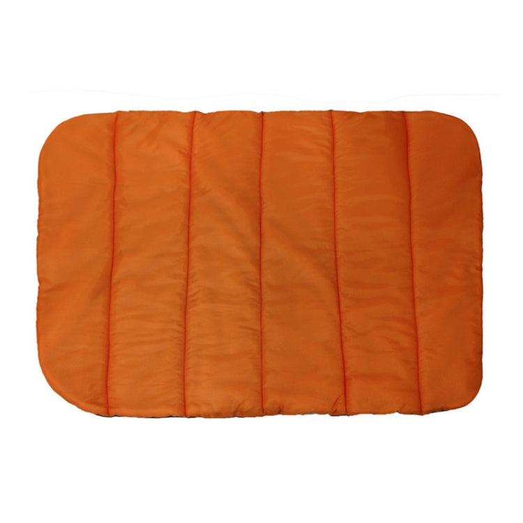 Pet Outdoor Water-resistant Cushion Camping Cats And Dog Sleeping Pad, Size: Small 80x70cm(Orange)