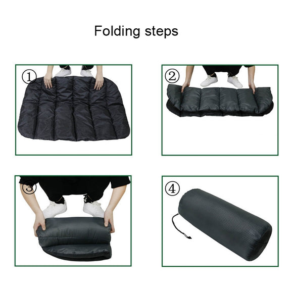 Pet Outdoor Water-resistant Cushion Camping Cats And Dog Sleeping Pad, Size: Small 80x70cm(Orange)