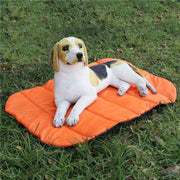 Pet Outdoor Water-resistant Cushion Camping Cats And Dog Sleeping Pad, Size: Large 110x76cm(Orange)