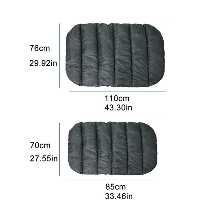 Pet Outdoor Water-resistant Cushion Camping Cats And Dog Sleeping Pad, Size: Large 110x76cm(Grey)