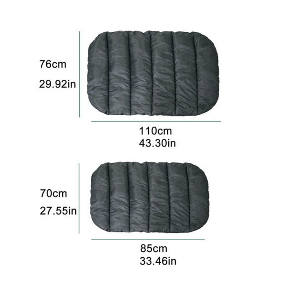 Pet Outdoor Water-resistant Cushion Camping Cats And Dog Sleeping Pad, Size: Large 110x76cm(Grey)