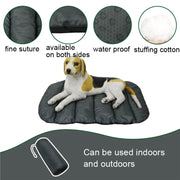 Pet Outdoor Water-resistant Cushion Camping Cats And Dog Sleeping Pad, Size: Large 110x76cm(Grey)