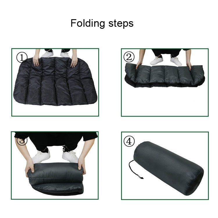 Pet Outdoor Water-resistant Cushion Camping Cats And Dog Sleeping Pad, Size: Large 110x76cm(Orange)