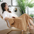 5V USB Electric Blanket Multi-functional Hand Warmer Knee Pad Flannel  Blanket 60x80cm(Camel) - Electric Blankets by PMC TechLife | Online Shopping South Africa | PMC TechLife | Buy Now Pay Later Mobicred