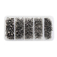 115 PCS / Box Bottle-Shaped Three-Pronged Swivel Stainless Steel Fishing Character Ring - Fishing Hooks by PMC TechLife | Online Shopping South Africa | PMC TechLife