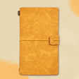 A6  Retro Lace Carved Girls Hand Ledger Diary With 3 Separate Inner Pages(Bright Orange) - free shipping - PMc TechLife - Order now!