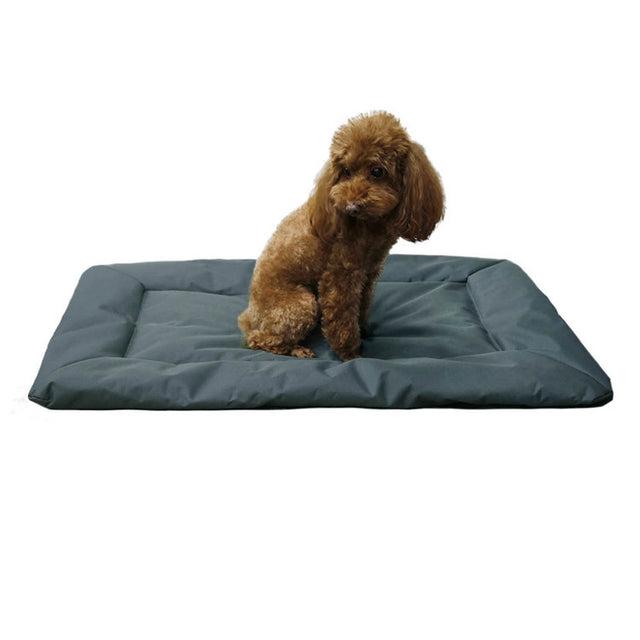 Outdoor Camping Foldable Pet Sleeping Pad 600D Oxford Cloth Water-resistant Dog Pad(Grey)