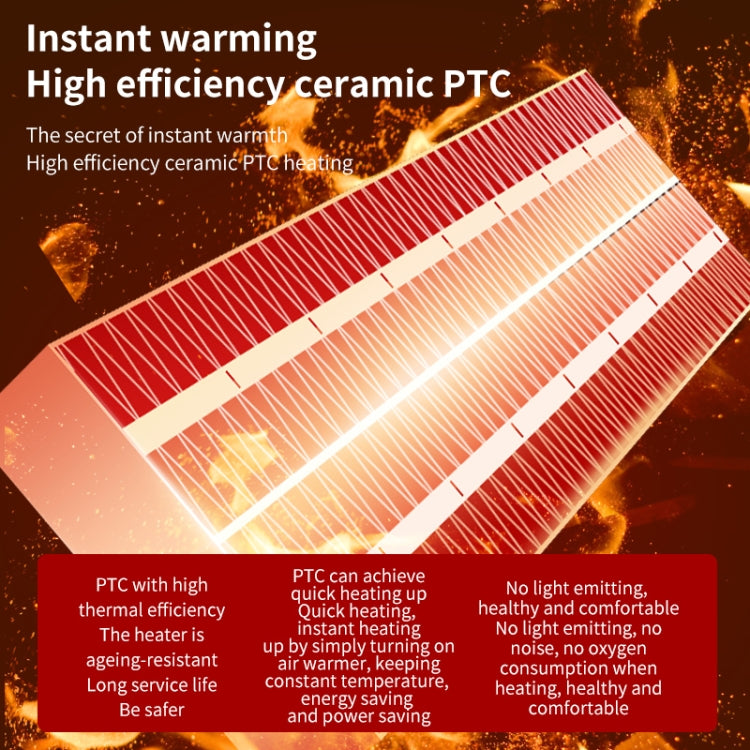 Household Fast Heating Shaking Head Electric Heater Thermostatic Heaters, Spec: EU Plug