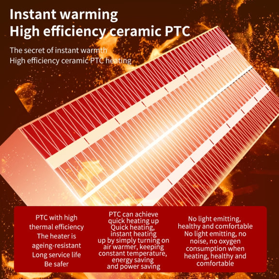 Household Fast Heating Shaking Head Electric Heater Thermostatic Heaters, Spec: EU Plug