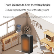 Office Household Mute Desktop Shaking Head Electric Heaters, Spec: Knob (UK Plug)