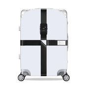 Luggage Reinforcement Straps Fixed Protective Rope With Combination Lock, Color: Customs Lock Black