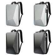 Bopai 61-93318A Hard Shell Water-resistant Expandable Backpack with USB Charging Hole, Spec: Regular (Black)