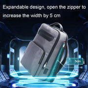 Bopai 61-121518 Multi-compartment Water-resistant Expandable Backpack with USB Charging Hole(Dark Gray)