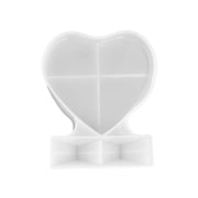 Heart-shaped Square Photo Frame Display DIY Silicone Mould, Spec: S (Heart-shaped)