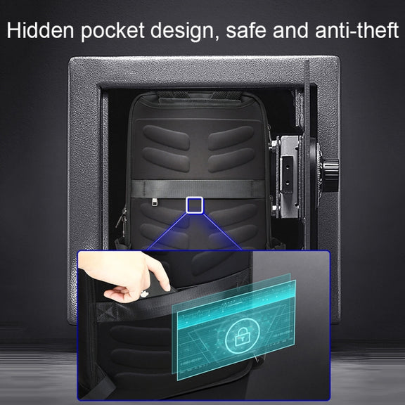 Bopai 61-120621A Outdoor Water-resistant Laptop Backpack with USB Charging Port, Spec: Regular Version