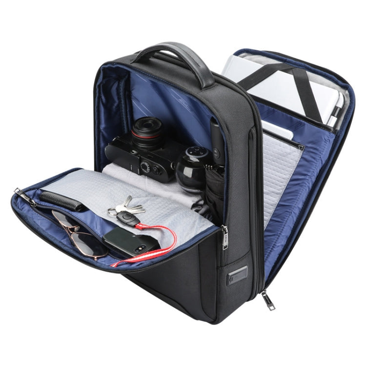 Bopai 61-120691A Water-resistant Anti-theft Laptop Backpack with USB Charging Hole, Spec: Regular Version