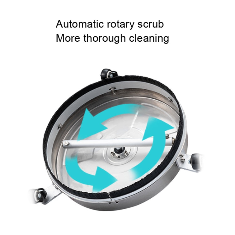 Round Floor Scrubber High Pressure Cleaner, Size: 15 inch Plastic+2 Shots