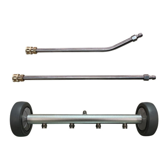 Car Chassis Washe 1/4 Quickly Inserts Road Cleaning Brush(Grey)