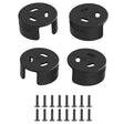 4 PCS / Set Sunnylife AT-MD475 Dust-proof Waterproof Aluminum Alloy Motor Cover For DJI Avata(Black) - Other by PMC TechLife | Online Shopping South Africa | PMC TechLife | Buy Now Pay Later Mobicred
