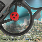 4 PCS / Set Sunnylife AT-MD475 Dust-proof Water-resistant Aluminum Alloy Motor Cover For DJI Avata(Black)
