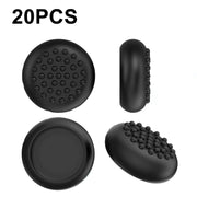 20 PCS Peripheral Button VR Handle Rocker Silicone Protective Cover, For Meta Quest 2(Black)