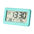 YD005 Mini Light and Thin LCD Screen Temperature/Humidity Meter Electronic Clock(Blue) - Alarm Clocks by PMc TechLife | Online Shopping South Africa | PMc TechLife | Buy Now Pay Later Mobicred