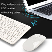 MLD-568 Office Gaming Mute Wireless Mouse Keyboard Set(Black)