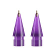 For Apple Pencil 1/2 2pcs Stylus Transparent Replacement Needle Nib, Spec: Extended (Purple) - Pencil Accessories by PMc TechLife | Online Shopping South Africa | PMc TechLife | Buy Now Pay Later Mobicred