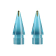 For Apple Pencil 1/2 2pcs Stylus Transparent Replacement Needle Nib, Spec: Round (Blue) - Pencil Accessories by PMc TechLife | Online Shopping South Africa | PMc TechLife | Buy Now Pay Later Mobicred